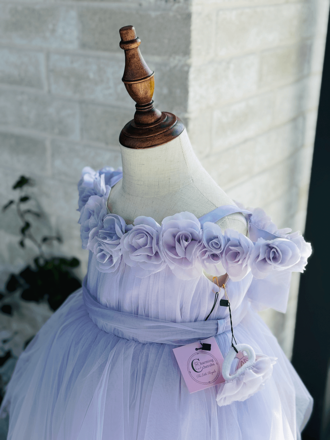 Lavender Whisper Rose Dress