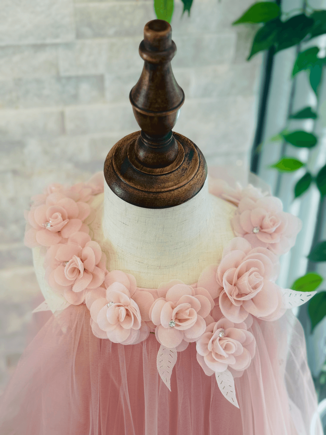 Blushing Rosebud Tulle Dress